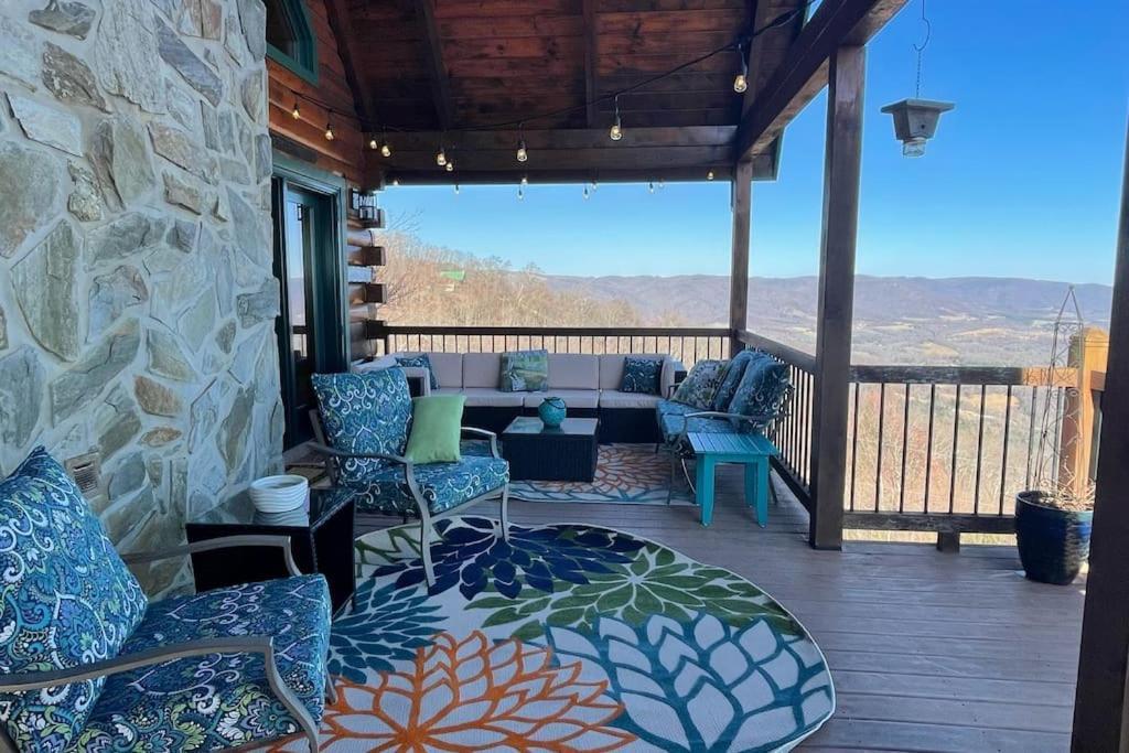 Fancy Gap Blue Ridge Parkway Panoramic Paradise-60 Mile View מראה חיצוני תמונה